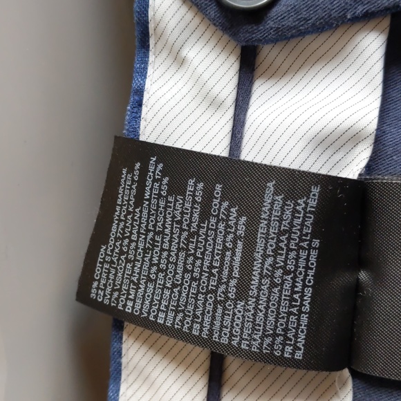Mens Dress Pants, H&M, Size 30R, Navy Blue - Picture 6 of 9